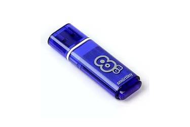USB флэш-накопитель 8GB SmartBuy Glossy series темно-синий USB3.0