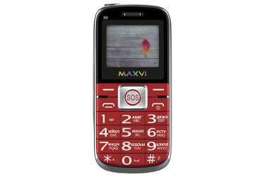 Мобильный телефон Maxvi B8 red