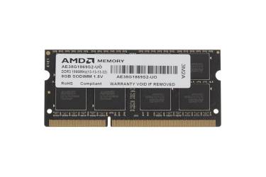 Память DDR3 8Gb 1866MHz AMD R738G1869S2S-UO OEM PC3-14900 CL13 SO-DIMM 204-pin 1.5В