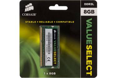 Память DDR3L 8Gb 1600MHz Corsair CMSO8GX3M1C1600C11 RTL PC3-12800 CL11 SO-DIMM 204-pin 1.35В