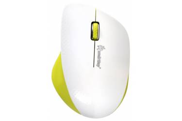 Компьютерная мышь Smartbuy Wireless 309AG белый/лимон