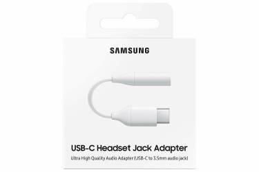 Переходник Samsung EE-UC10JUWRGRU USB Type-C Jack 3.5mm (f) белый