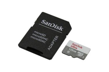MicroSDXC флэш-накопитель 128GB SanDisk Class 10 Ultra (SD адаптер) UHS-I 100MB/s Tablet P