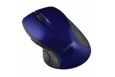 mouse Perfeo Wireless "TANGO", 5 кн, DPI 1000, синий
