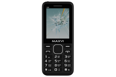 Мобильный телефон Maxvi C25 black
