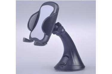 Автодержатель Perfeo-501 для смартфона/навигатора/до 6,5"/на стекло/черный+серый (PH-501-2)