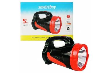 Фонарь SmartBuy аккумуляторный прожектор 5W, черный