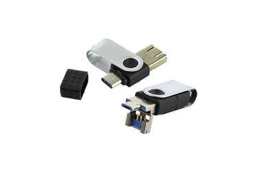 USB флэш-накопитель 16GB SmartBuy Trio (USB Type-A + USB Type-C + microUSB) черный USB3.0 OTG