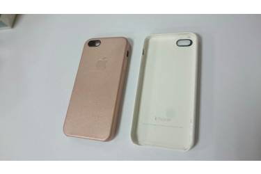 Накладка Iphone 7G (кожа) золото