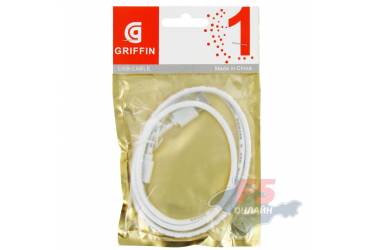 Кабель USB Griffin Lightning для iPhone 5/6 1m (в пакете)