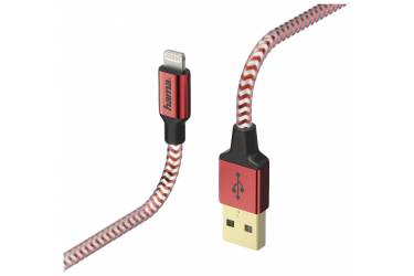 Кабель USB Hama Lightning (m) USB A(m) 1.5 м красный