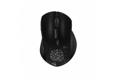 mouse CANYON 2.4GHz wireless Optical  Mouse with 6 buttons, DPI 800/1200/1600, Black