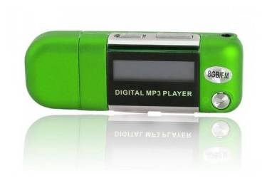 Портативный цифровой плеер Perfeo Music Strong 8 Gb зеленый