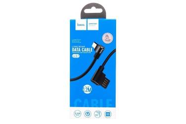 Кабель USB Hoco U37m Long roam MicroUSB (черный)