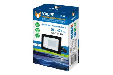 Прожектор светодиодный Volpe ULF-Q517 30W/BLUE IP65 220-240V BLACK синий