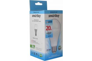Светодиодная (LED) Лампа Smartbuy-A65-20W/4000/E27