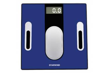 Весы напольные электронные Starwind SSP6050 макс.180кг синий
