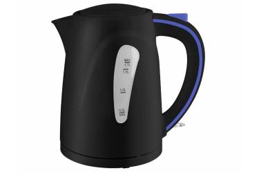 Чайник электрический Supra KES-1721 black blue пластик 2200Вт 1,7л