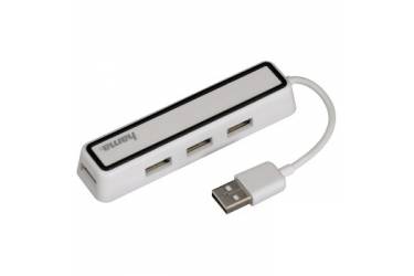 Разветвитель USB 2.0 Hama 12169 4порт. белый (00012169)