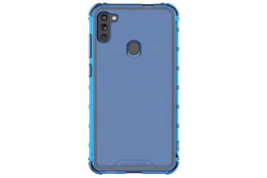 Оригинальный чехол (клип-кейс) для Samsung Galaxy M11 araree M cover синий (GP-FPM115KDALR)