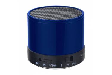 Беспроводная (bluetooth) акустика Perfeo CAN FM, MP3 microSD, AUX, мощность 3Вт, 500mAh, синяя