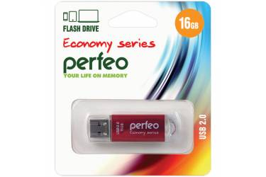 USB флэш-накопитель 16GB Perfeo E01 Red economy series USB2.0