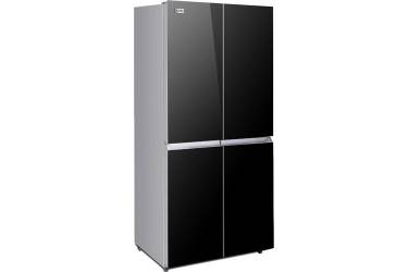 Холодильник Ascoli ACDB415 черное стекло 4-дверный, 415л, 176*80*60см De Frost капельный