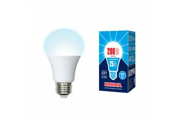 Лампа светодиодная Uniel Norma LED-A70-25W/4000K/E27/FR/NR картон