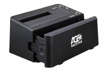 Док-станция для HDD AgeStar 3UBT3-6G SATA III пластик черный 1