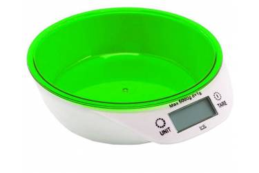 Весы кухонные электронные IRIT IR-7117 с чашей зеленый 5кг