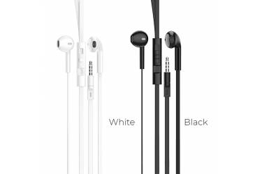 Наушники Borofone BM23 Bright sound universal earphones with mic White