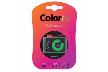 mp3 плеер Perfeo Color-Lite, зелёный