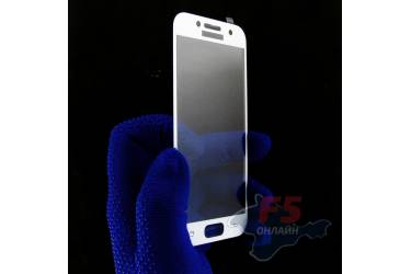 Защитное стекло 3D Krutoff Group для Samsung Galaxy A3 2017 (SM-A320F) white
