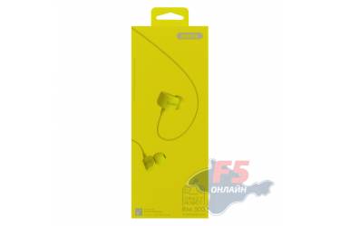 Наушники Remax RM-502 (yellow) внутриканальные с микрофоном