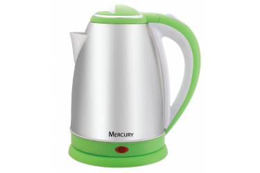 Чайник электрический Mercury MC - 6616 нерж/пл салатовый 2л 2000Вт