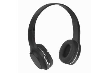 Наушники беспроводные (Bluetooth) Perfeo PRIME полноразмерные с микрофоном MP3 плеером чёрные