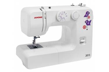Швейная машина Janome 2015 белый (кол-во швейных операций -15)
