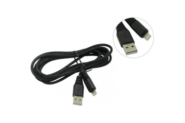 Кабель USB Smartbuy MicroUSB "карбон", экстрапрочный, длина 3 0 м, до 2А, черный