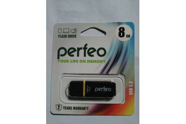 USB флэш-накопитель 8GB Perfeo C02 черный USB2.0