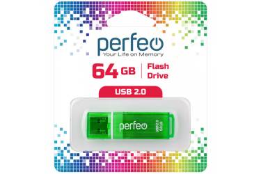 USB флэш-накопитель 64GB Perfeo C13 зеленый USB2.0