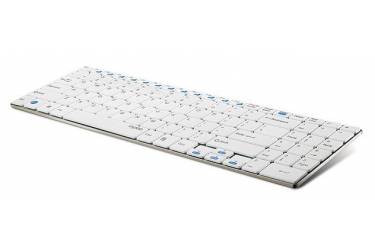 Клавиатура Rapoo E9070 белый USB беспроводная slim Multimedia