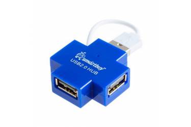 Xaб Smartbuy USB - 4 порта голубой (SBHA-6900-B)
