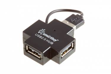 Xaб Smartbuy USB - 4 порта черный (SBHA-6900-K)