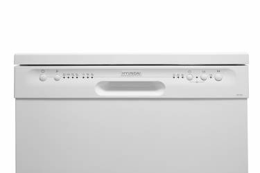 Посудомоечная машина Hyundai DF105 белый 12к 4пр 2кор полноразмерная отдельностоящая