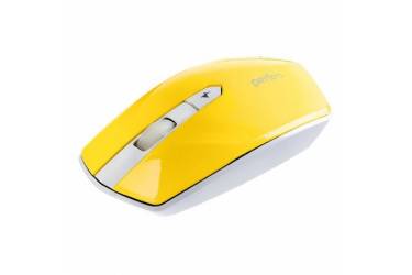 mouse Perfeo Wireless "EDGE" USB, жёлтый 