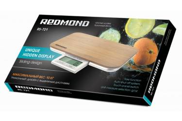 Весы кухонные электронные Redmond RS-721 макс.вес:10кг светло-коричневый