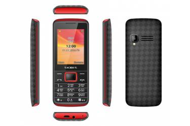 Мобильный телефон teXet TM-214 черный-красный 