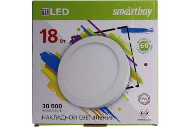 Накладной (LED) светильник Round SDL Smartbuy-18w/4000K/IP20 _круг d210_h28