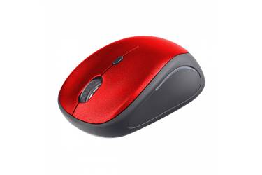 mouse Perfeo Wireless  "TRAVEL", 4 кн, DPI 800-1600, USB, тёмно-красная