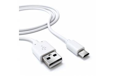 Кабель USB дата Aksberry microUSB (белый)